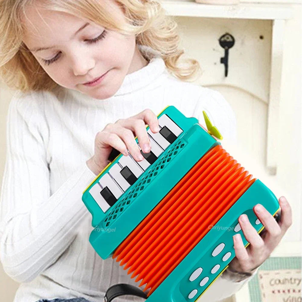 Accordion Toy Piano Musical Instrument Educational Gift for Kids Toddlers