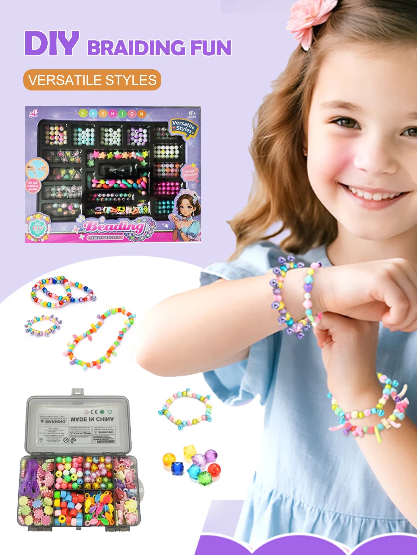 CowLost | product_id-diy-handmade-beaded-toy-set-for-bracelets-necklaces-gifts-for-girls |7