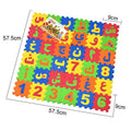 Arabic Alphabet and Number Puzzle Mats for Kids 28PCS Language & 8PCS Number Carpet Rugs