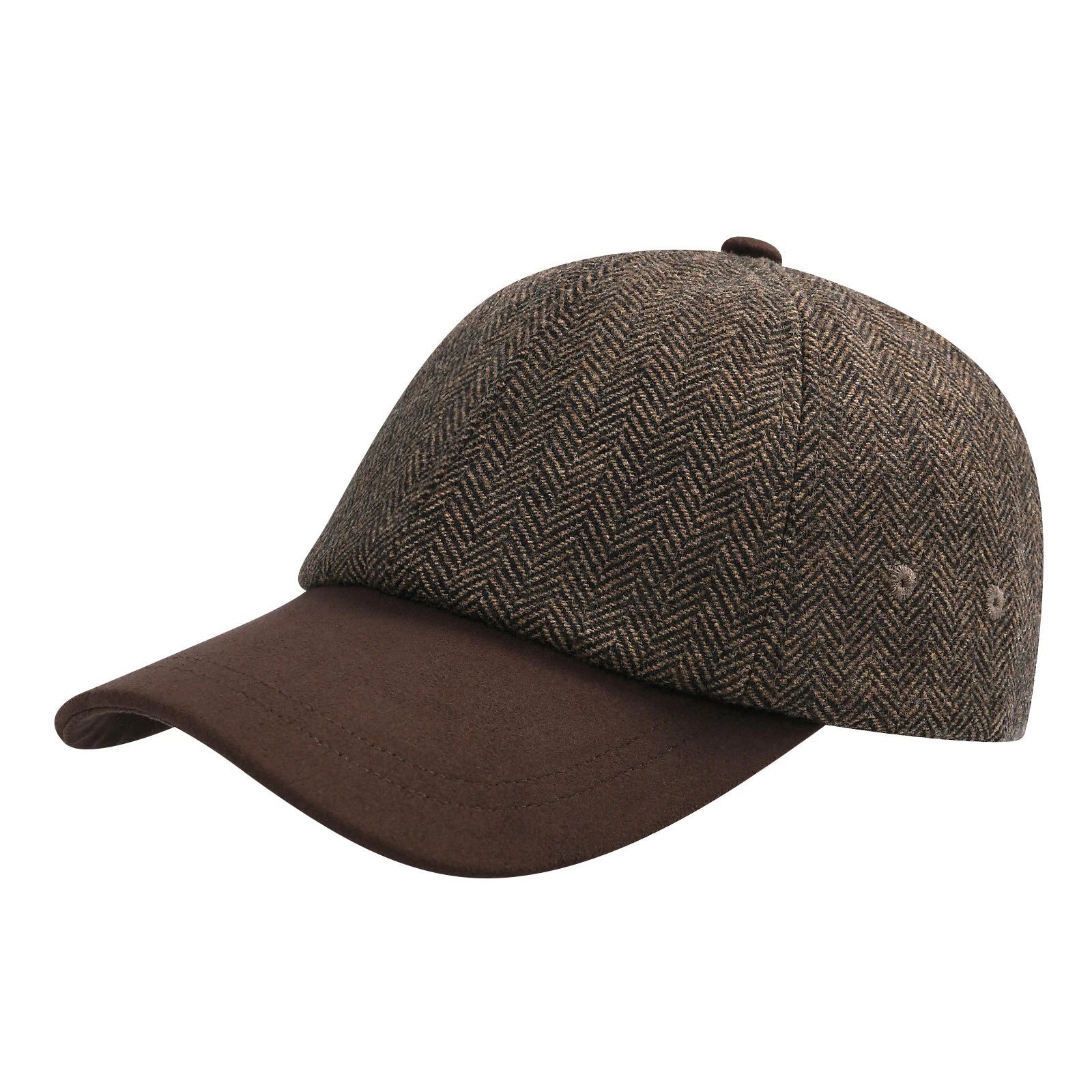 CowLost | botvela-mens-wool-tweed-baseball-cap-casual-style-soft-adjustable-unstructured-hat |19