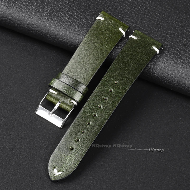 CowLost | watch-bands-product_id-handmade-retro-genuine-leather-quick-release-watchbands-calfskin-strap-18mm-22mm-replacement-belt |1