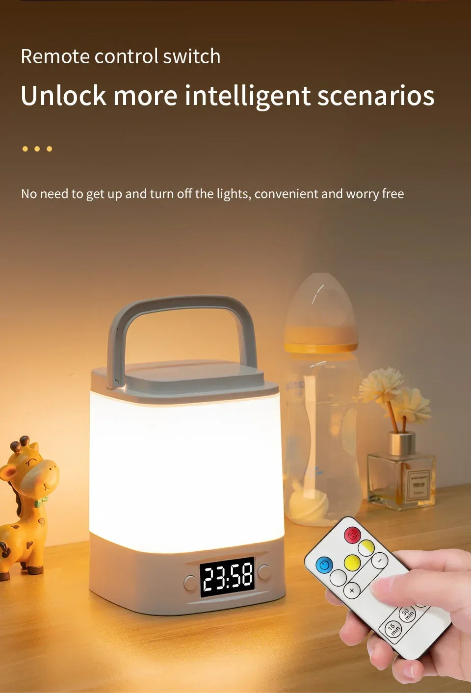 CowLost | product_id-rechargeable-touch-dimmable-led-night-lamp-with-remote-and-clock-display-eye-protection |13