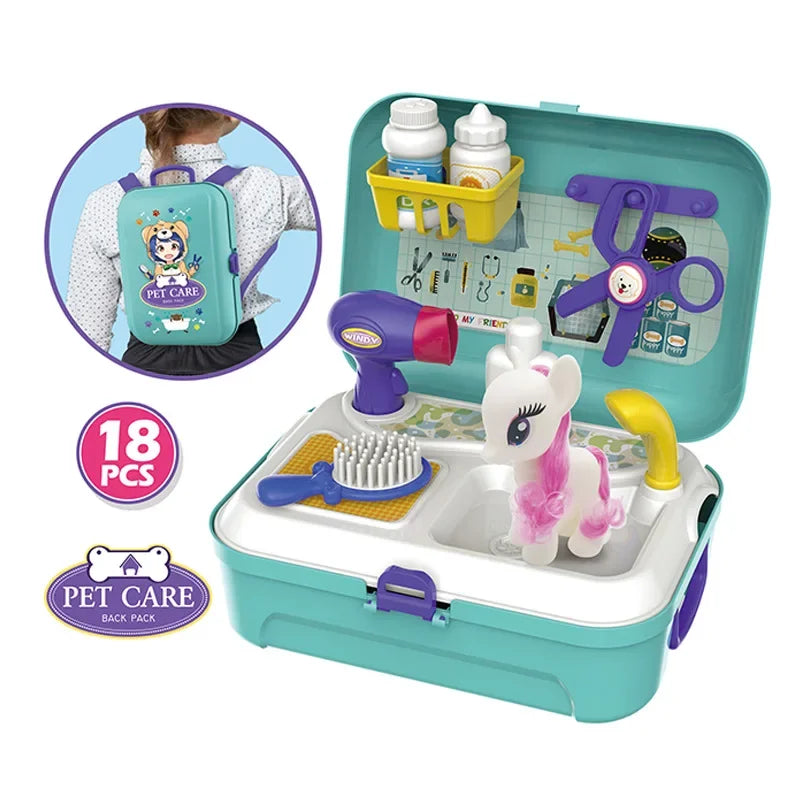 Hot Baby Miniature Plastic Kitchen Pretend Play Food Toy Set with Music and Light for Kids