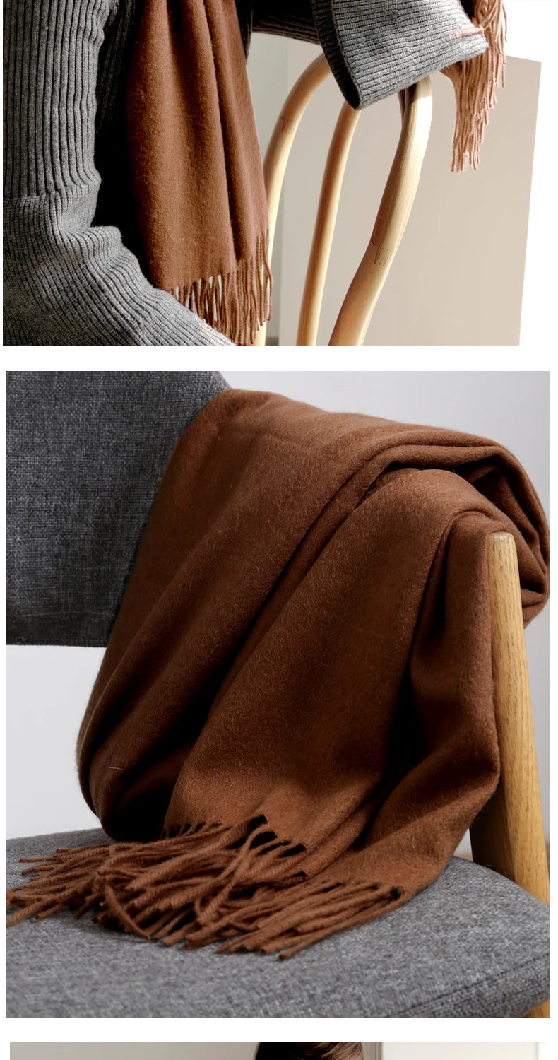 CowLost | wool-scarf-women-thick-cashmere-winter-scars |25