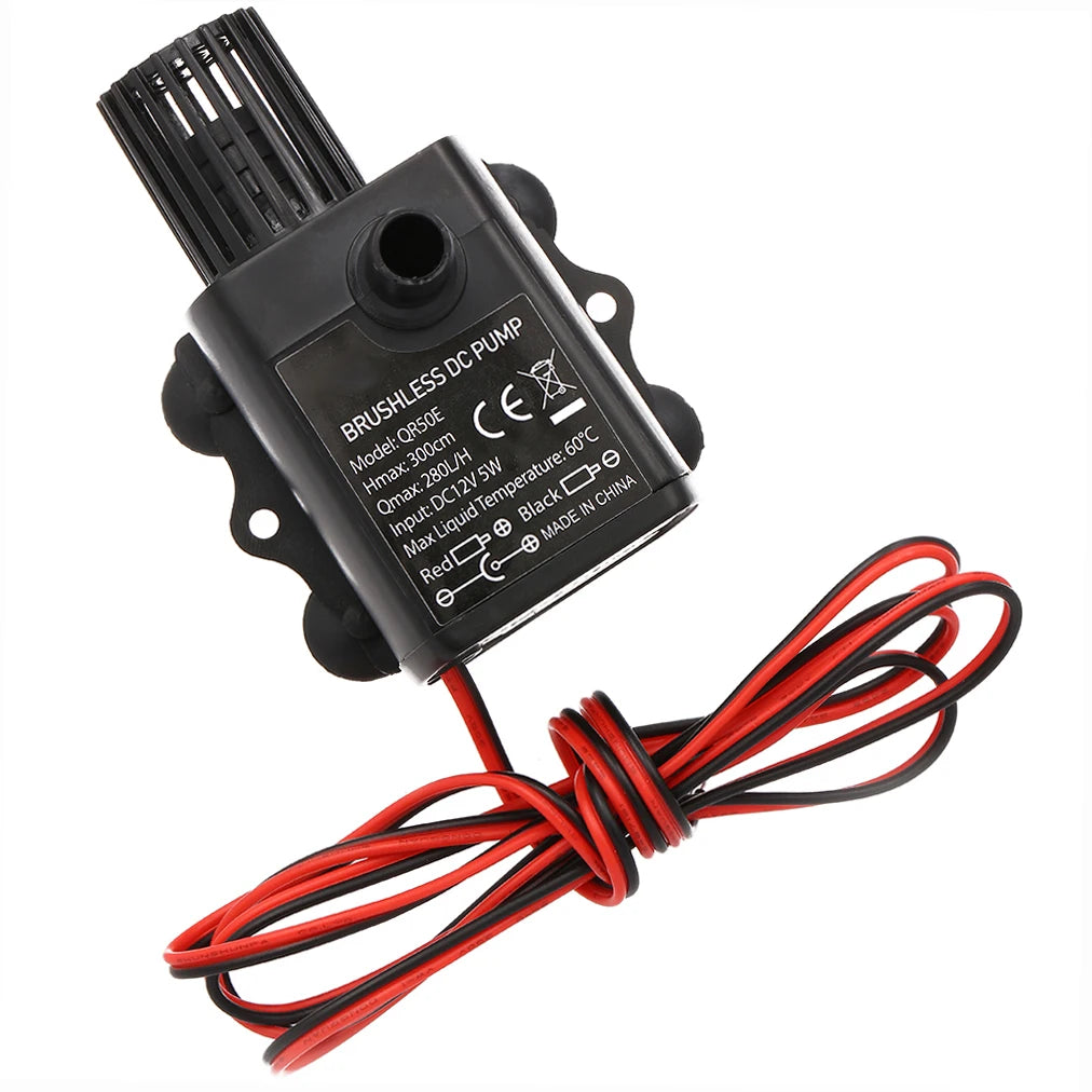 CowLost | product_id-decdeal-dc12v-5w-ultra-quiet-mini-brushless-submersible-water-pump-280l-h-300cm-lift |5