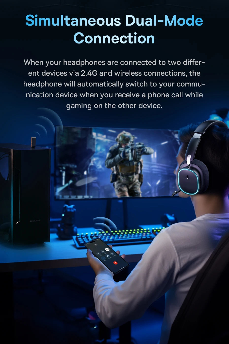 CowLost | baseus-gh02-gaming-wireless-headphone-with-mic |15
