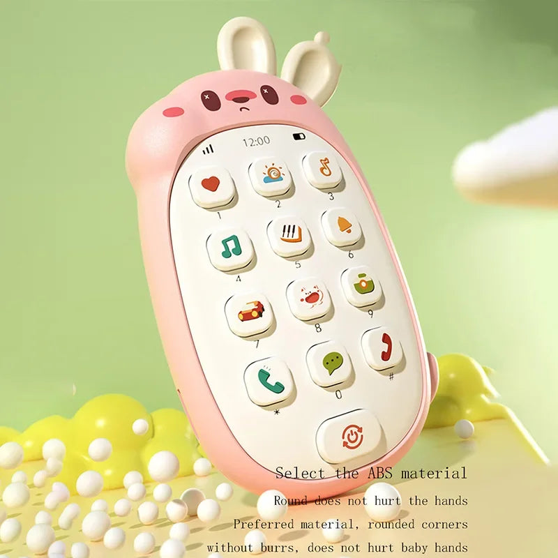 CowLost | product_id-baby-chewing-toy-phone-non-toxic-odorless-music-rabbit-toy-no-battery |7