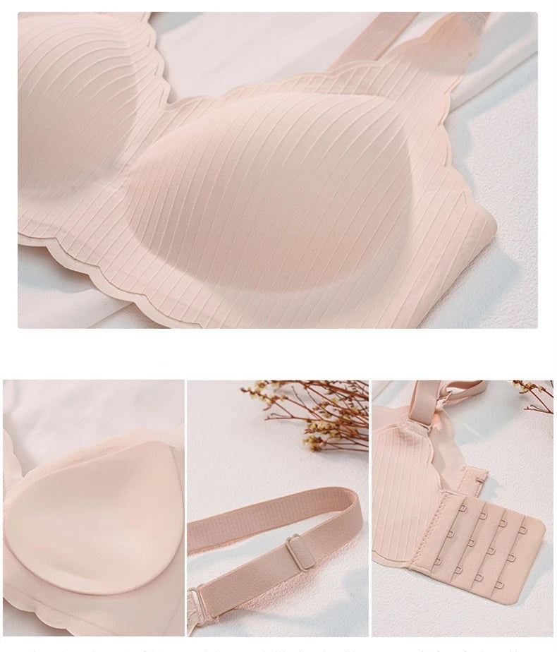 CowLost | seamless-underwear-for-women-with-small-breasts-push-up-thin-one-piece-fixed-cup-comfortable-and-anti-sagging-wire-free-bra |9