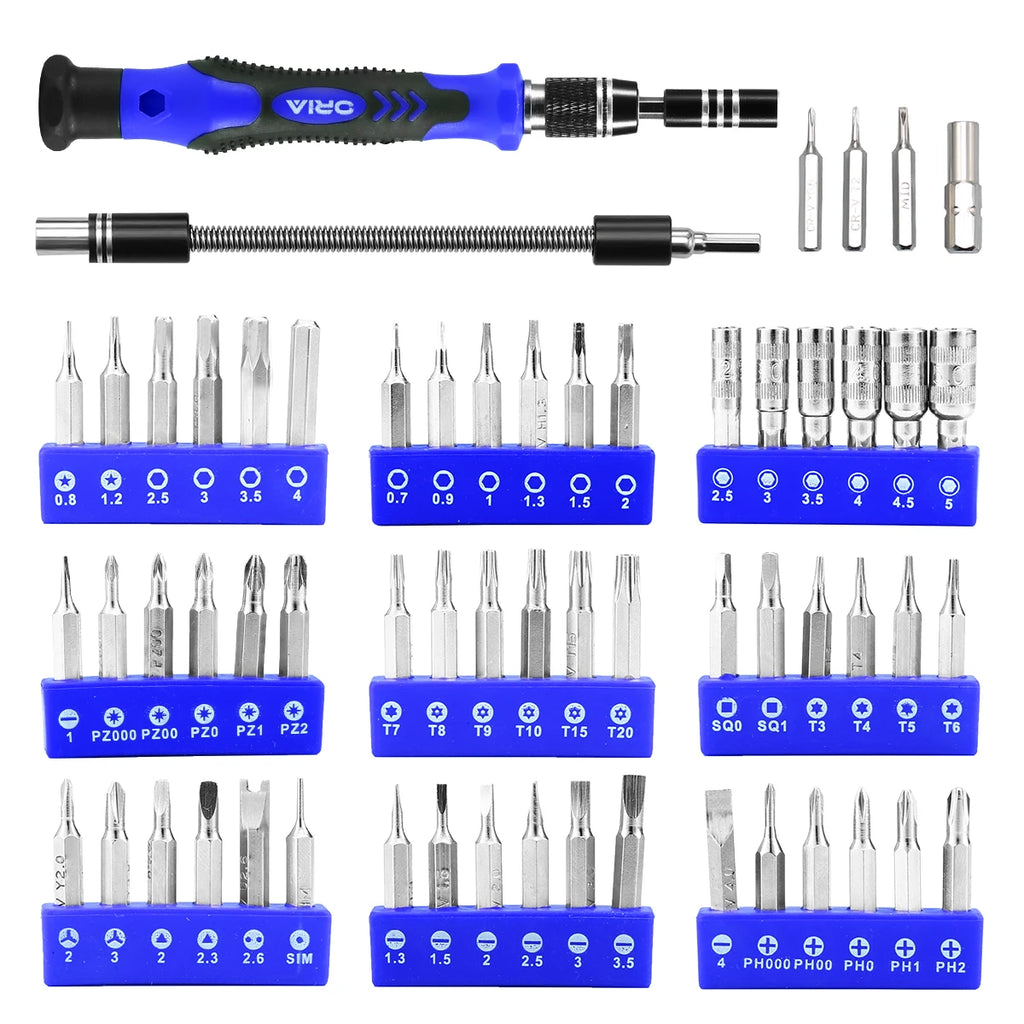 ORIA 60-in-1 Magnetic Precision Screwdriver Set for Electronics Repair