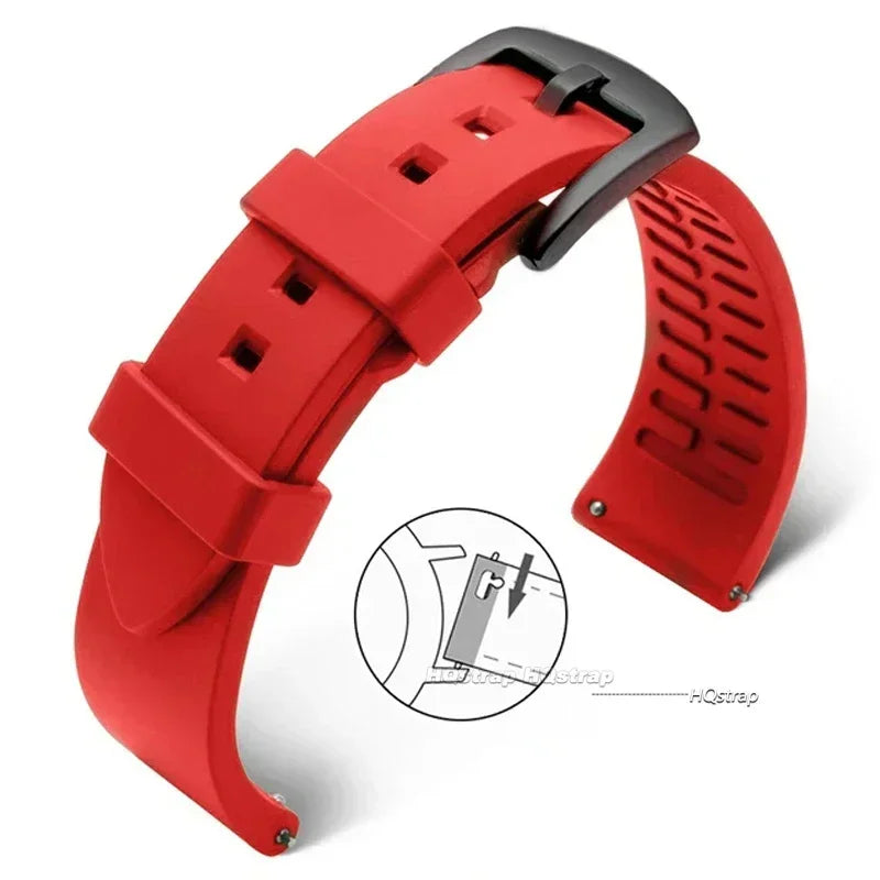 CowLost | product_id-quick-release-silicone-sports-watch-strap-18-24mm-black-green-orange-blue |22