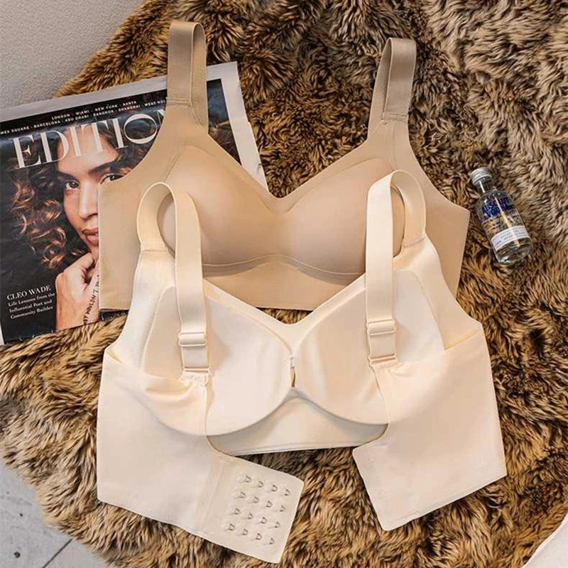 CowLost | high-quality-traceless-womens-bra-lifting-small-breasts-gathered-yoga-underwear-no-steel-rings-prevent-sagging-comfortable-fit |1