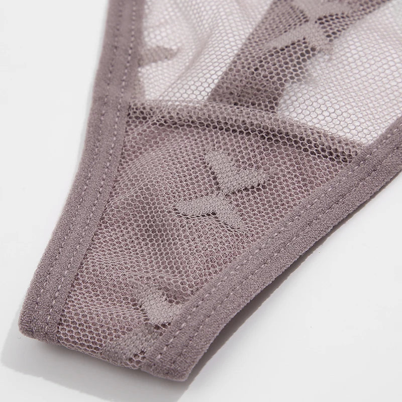 CowLost | activewear-pants-6pcs-women-transparent-mesh-thong-panties-g-string |26