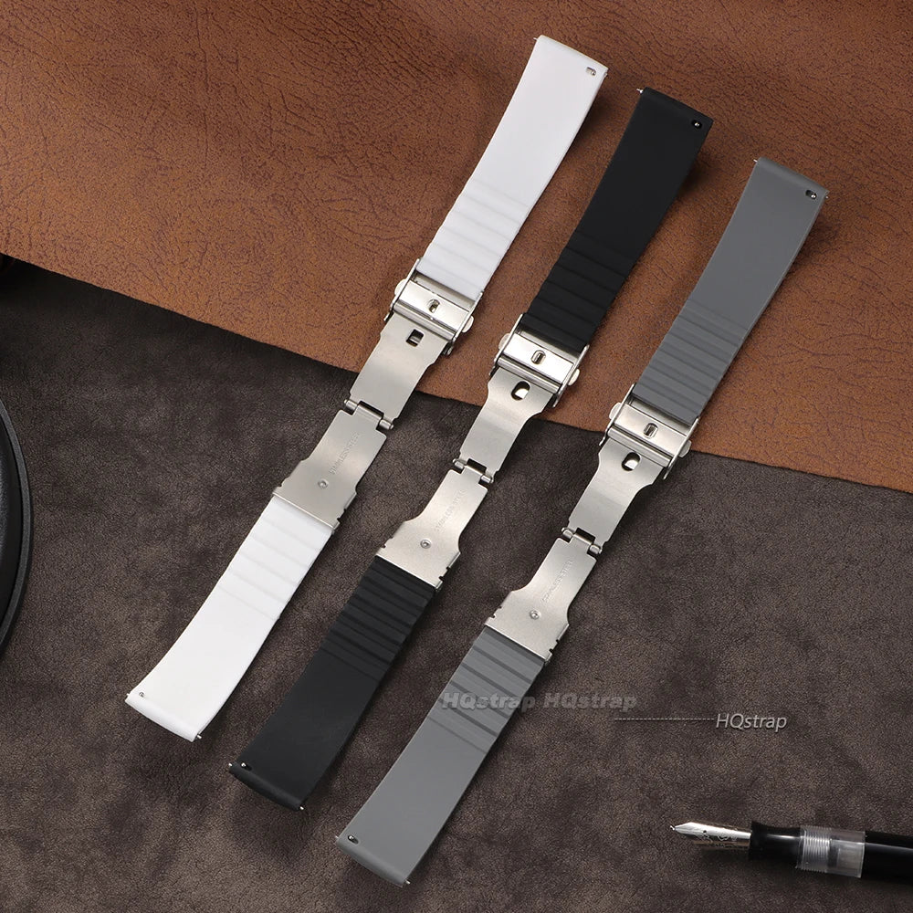 CowLost | product_id-silicone-quick-release-watch-strap-for-seiko-18-24mm-deployment-buckle-replacement |5