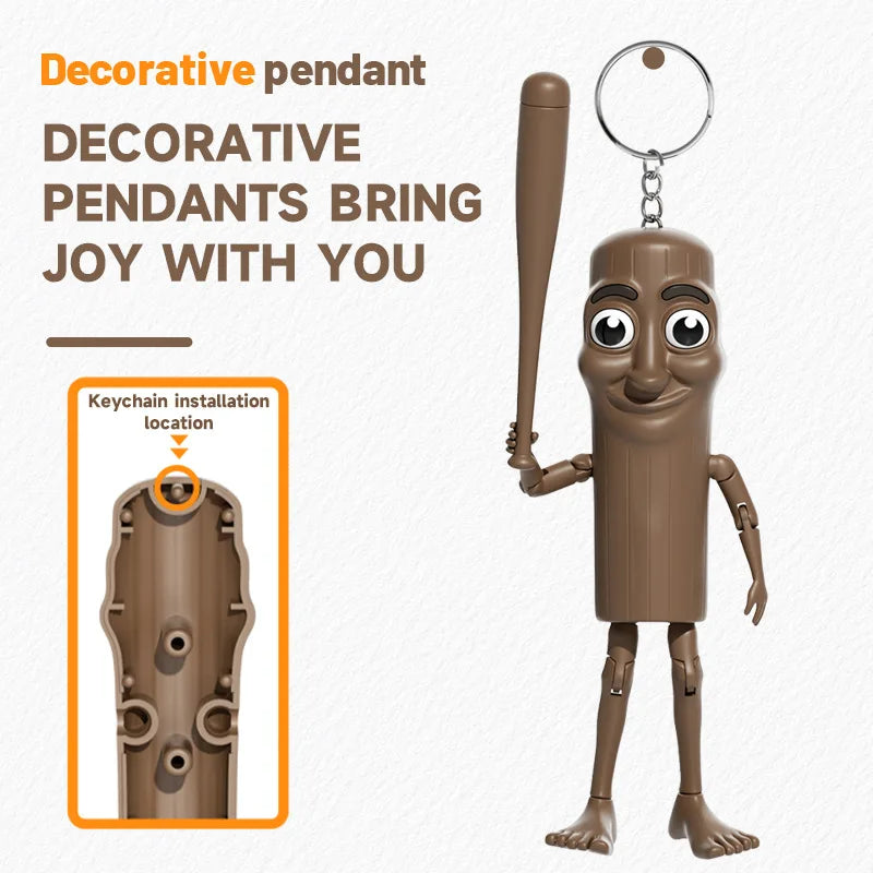 CowLost | product_id-multi-jointed-tungtungsahur-assembly-action-figure-3d-printed-keychain-toy-decor |3