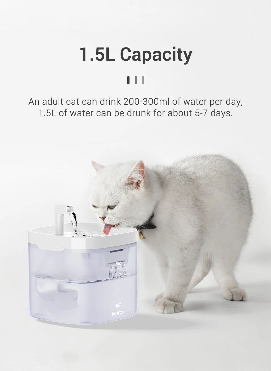 CowLost | cat-food-rojeco-1-5l-automatic-cat-and-dog-water-fountain-with-filter-pump |16