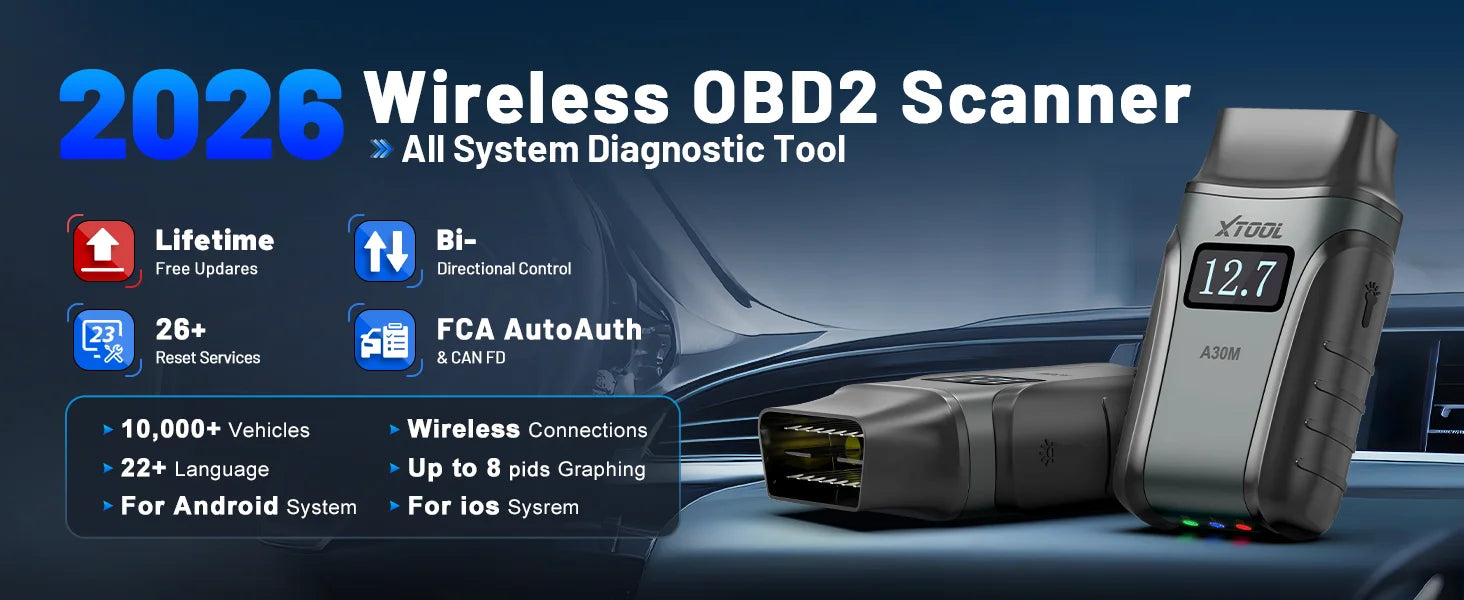 CowLost | xtool-anyscan-a30m-lifetime-free-update-all-system-car-diagnostic-tools-26-resets-bi-directional-canfd-auto-obd2-scanner |8