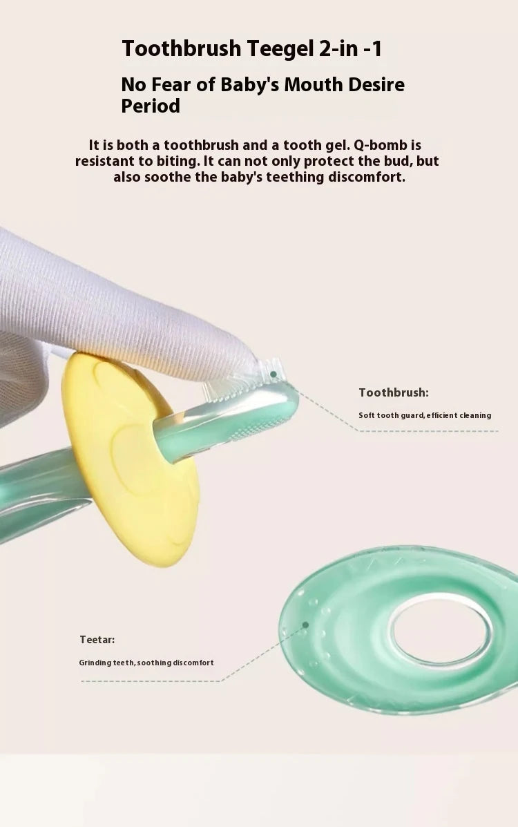 CowLost | childrens-bucket-soft-bristle-toothbrush-non-slip-handle |12