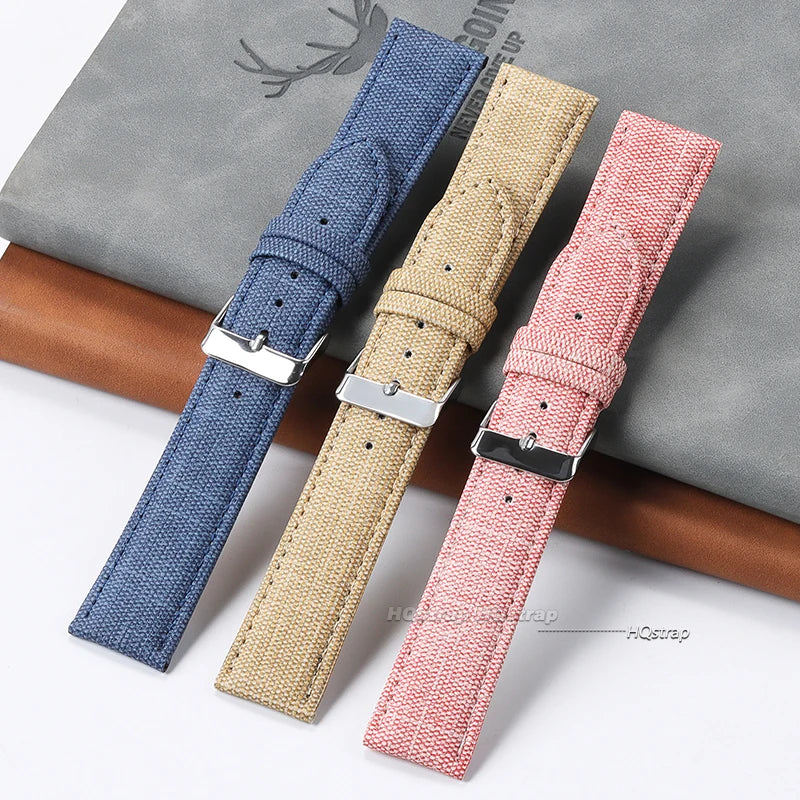 CowLost | product_id-denim-pattern-nylon-watchband-10-22mm-for-casio-seiko-vintage-unisex-strap |4