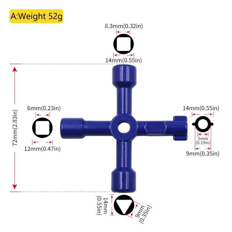 CowLost | product_id-multi-functional-triangular-elevator-key-wrench-valve-tool-portable-hand-tool |8