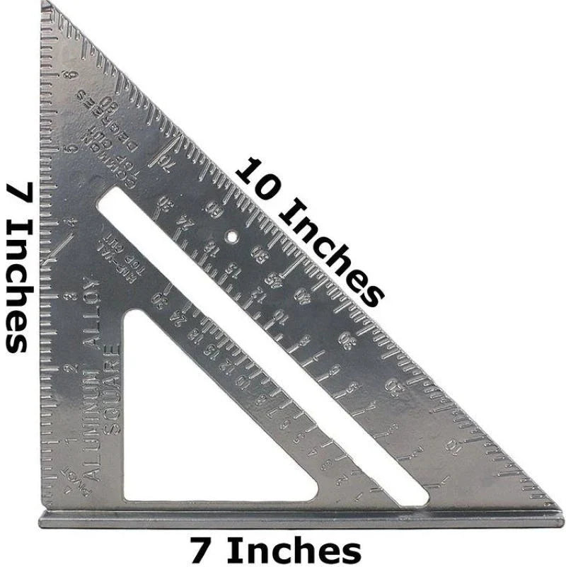 CowLost | product_id-7-aluminum-alloy-thickened-triangle-ruler-for-woodworking-measurement |3