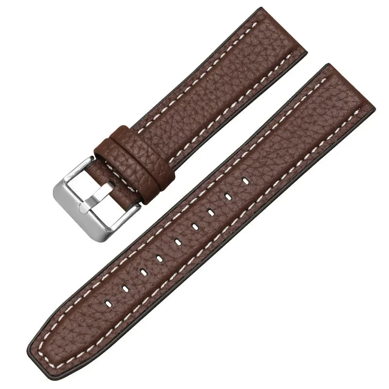 CowLost | product_id-waterproof-leather-watch-strap-for-rolex-seiko-with-slub-litchi-smooth-patterns |45