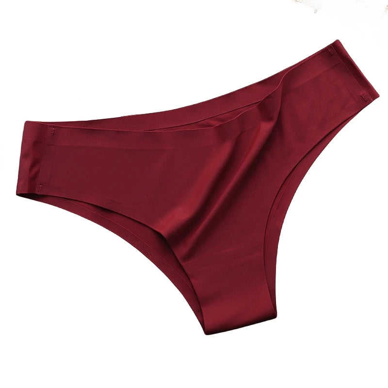 CowLost | product_id-women-s-ice-silk-seamless-low-waist-brazilian-briefs-m-xl-comfortable-panties |6