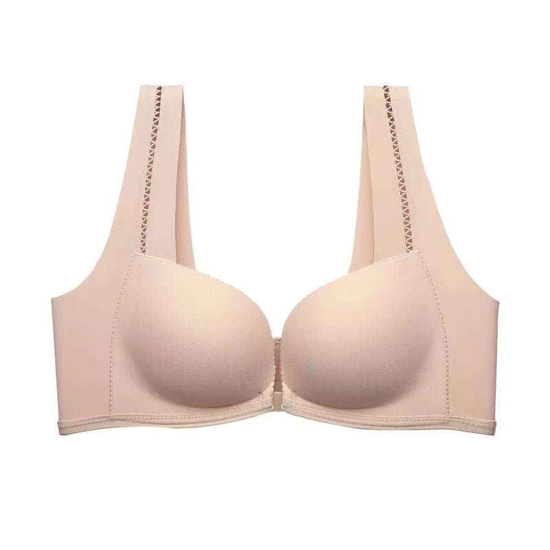 CowLost | product_id-front-button-seamless-adjustable-wire-free-push-up-bra-for-small-breasts-anti-sagging-support |17