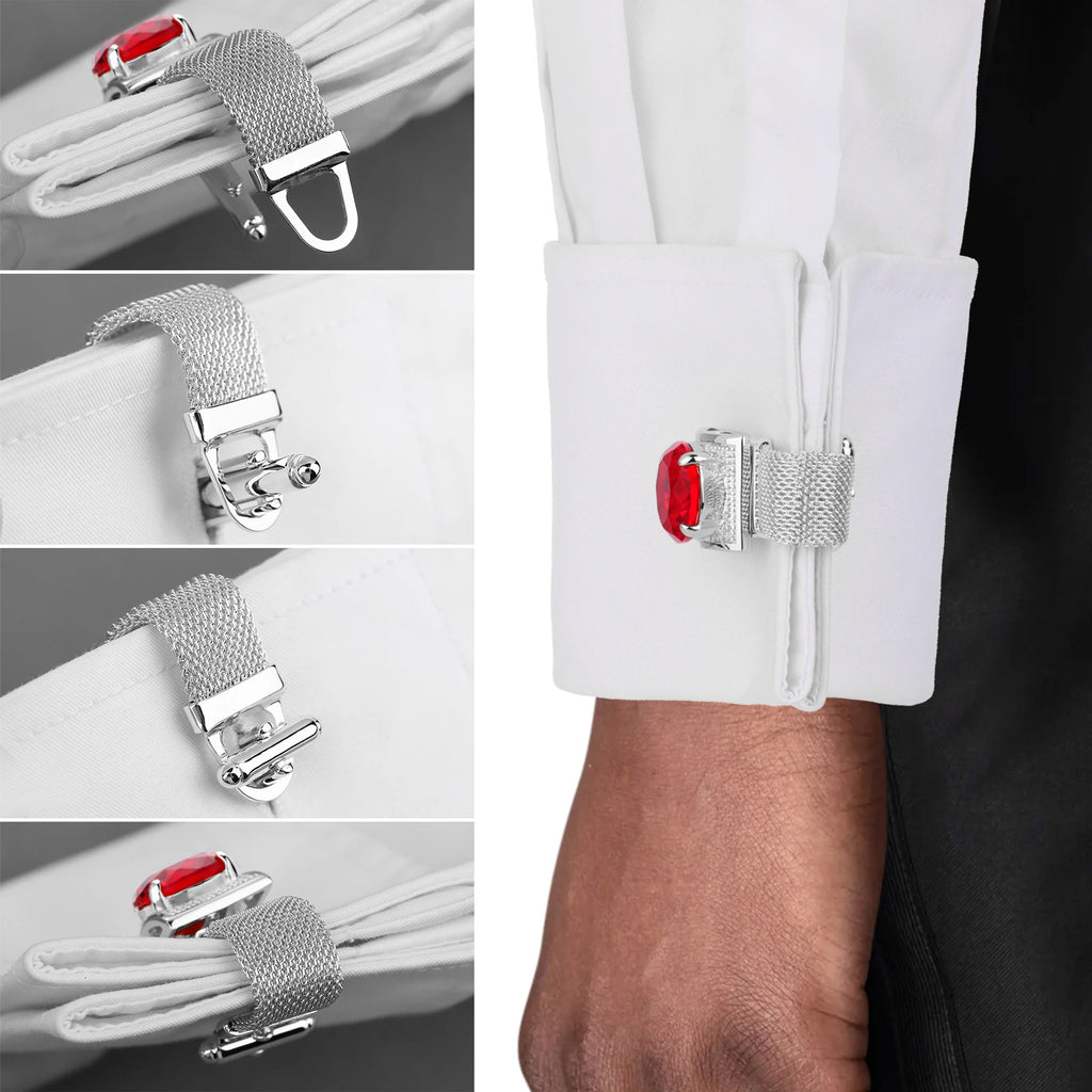 CowLost | clothing-accessories-hawson-mens-silver-birthstone-crystal-cufflinks-luxury |29