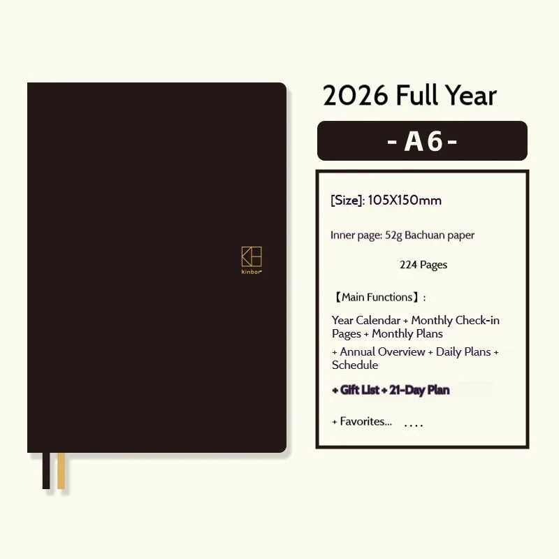 CowLost | product_id-kinbor-2026-annual-planner-224-sheets-52g-bachuan-paper-one-day-per-page-journal |37