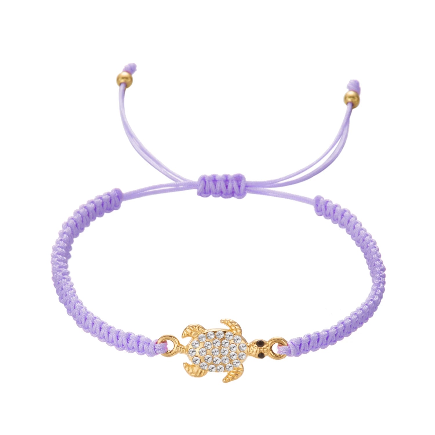 CowLost | boho-bohemian-sea-turtle-woven-bracelet-for-women-full-rhinestone-tortoise-handmade-bangles-beach-party-banquet-charm-jewelry |10