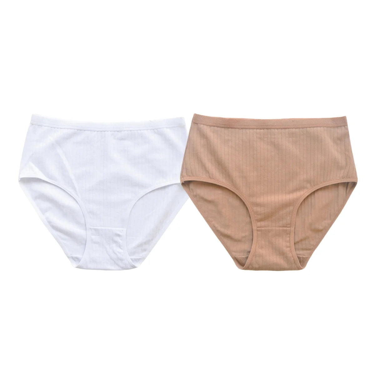 CowLost | product_id-2-pack-women-s-plus-size-high-waist-cotton-briefs-m-xxl-breathable-panties |16