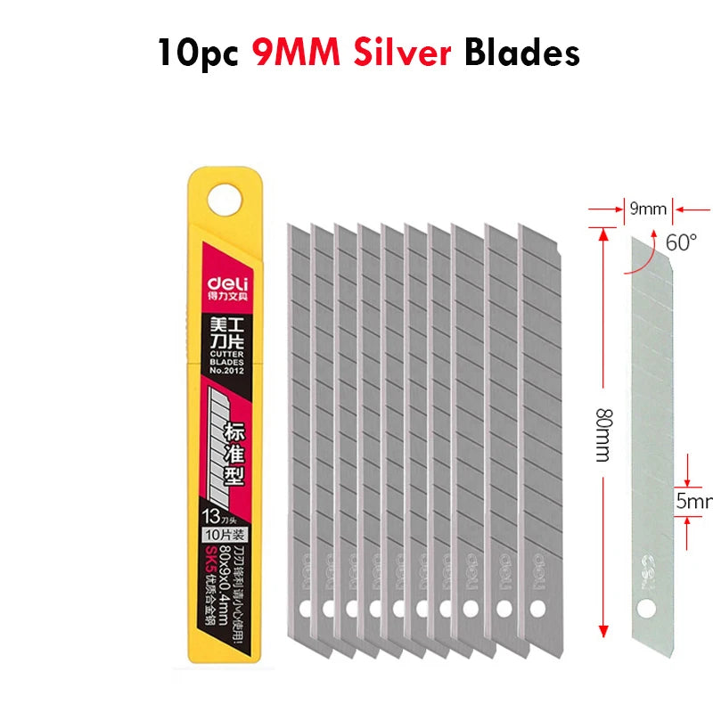 CowLost | product_id-multipurpose-retractable-utility-knife-9-18mm-sk2-thickened-blade-self-locking-box-opener |14