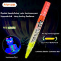CowLost | product_id-double-ended-dual-color-glow-in-the-dark-waterproof-highlighter-pen-1-4pcs-art-supplies |8