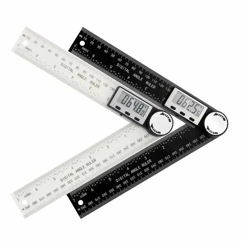 CowLost | homefish-1-pc-2-in-1-digital-angle-detector-scale-suitable-for-woodworking-mutifunction-tools-measurement-tools-high-accuracy |9