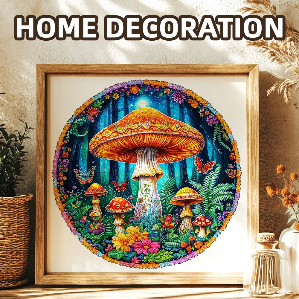 CowLost | product_id-enchanted-forest-mushroom-wooden-jigsaw-puzzle-premium-brain-teaser-gift-box |3
