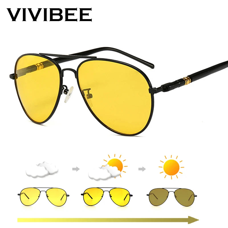 CowLost | earmuffs-vivibee-photochromic-polarized-aviation-sunglasses-for-day-night-vision |1