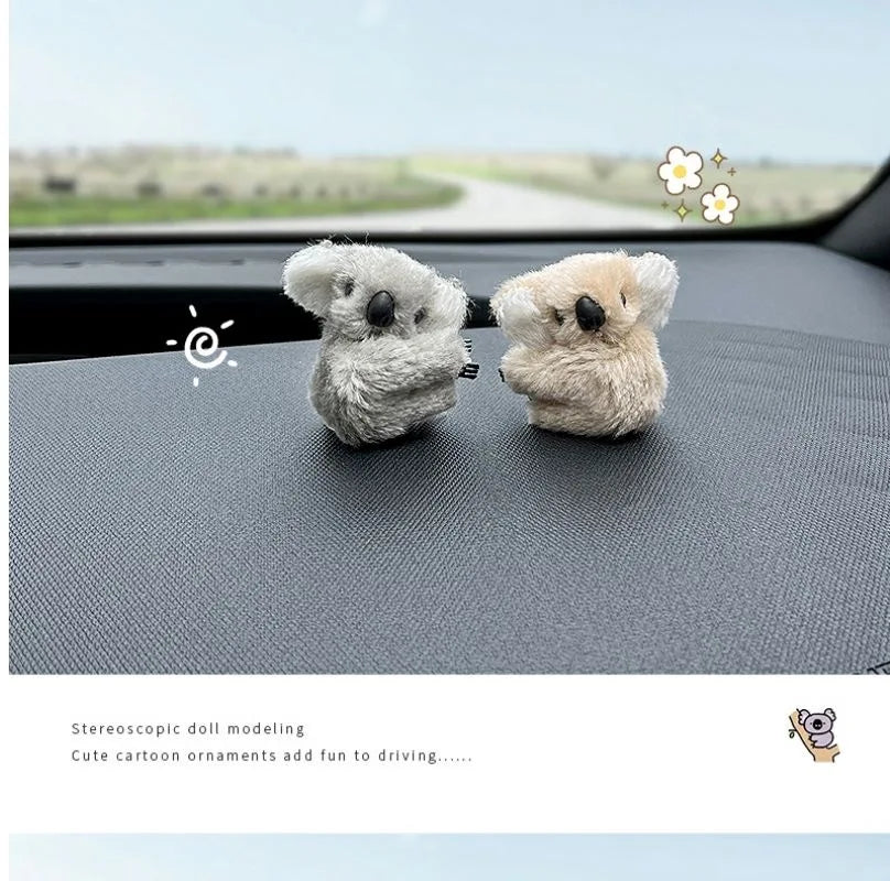 CowLost | product_id-plush-koala-car-interior-decoration-clip-for-rearview-mirror-sun-visor-gift |16