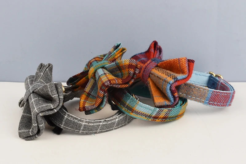 CowLost | cat-furniture-adjustable-cat-collar-with-bowknot-and-bell |8
