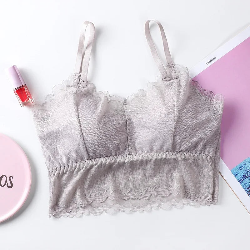 CowLost | product_id-wireless-padded-lace-bralette-crop-top-for-women-summer-lingerie |17