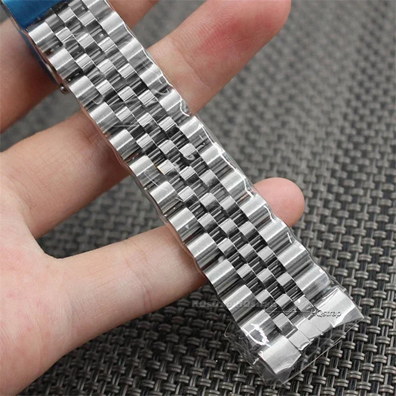 CowLost | product_id-stainless-steel-curved-end-strap-for-rolex-datejust-13-22mm-solid-metal-bracelet-accessory |2