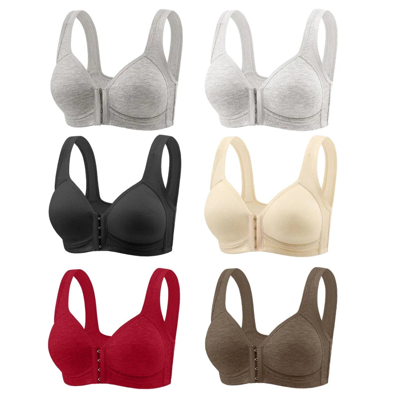 CowLost | product_id-fallsweet-wire-free-front-closure-seamless-full-coverage-bra-large-size-comfort |1