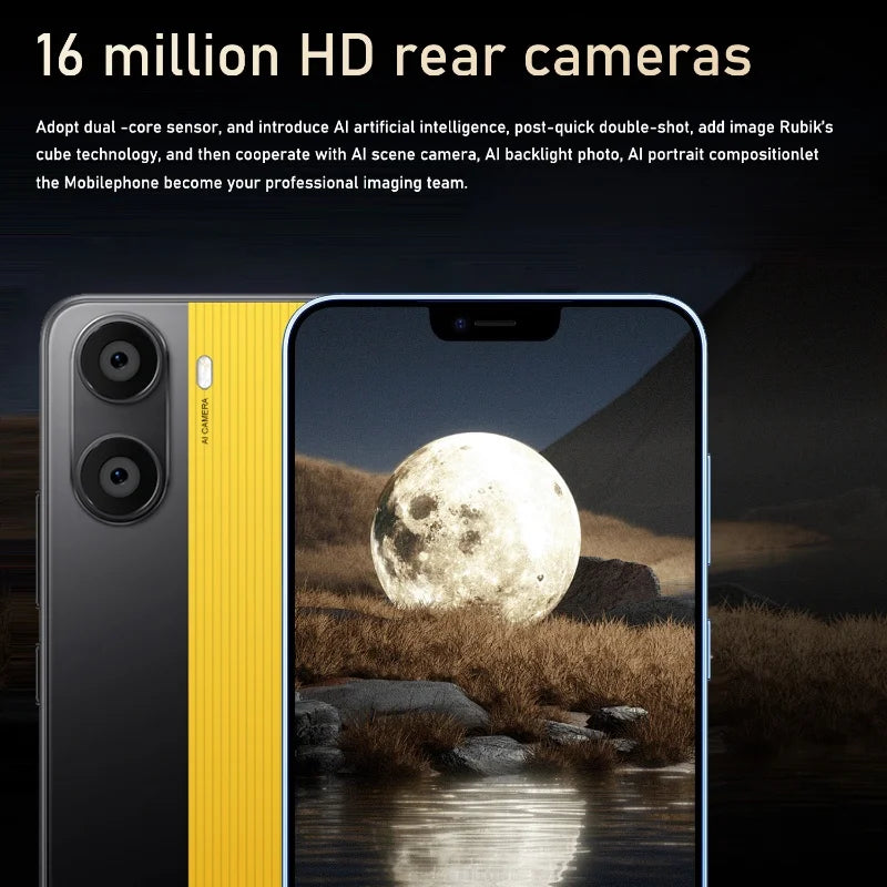 CowLost | x7-pro-smartphone-4gb-128gb-3400mah-battery-8-16mp-camera-6-26-inch-4g-network-dual-sim-android-phone |2