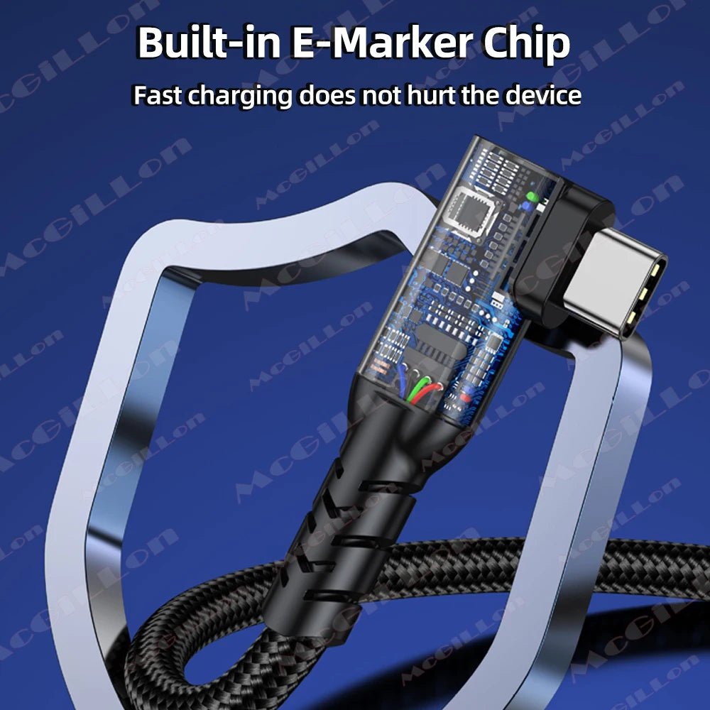 CowLost | product_id-usb-5-0-type-c-to-c-90-elbow-cable-80gbps-240w-pd-5a-fast-charging-thunderbolt-5-4-3-compatible |5