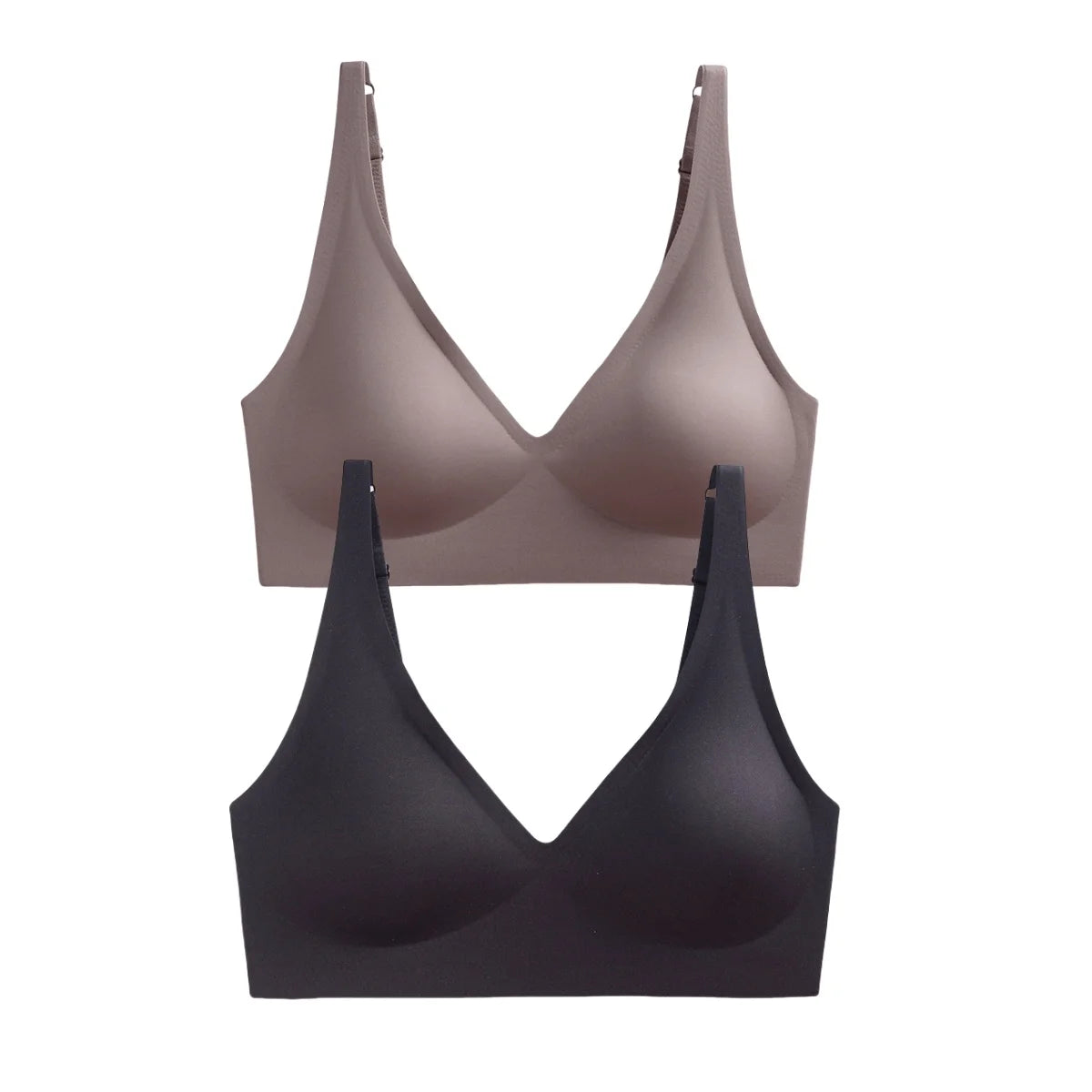 CowLost | product_id-2pcs-seamless-wireless-push-up-bras-soft-padded-deep-v-bralettes-s-3xl |19