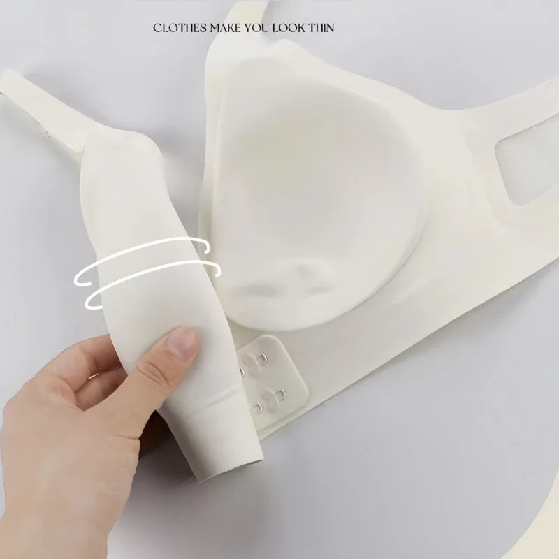 CowLost | product_id-wireless-v-neck-seamless-push-up-bra-for-women-s-xl-comfortable-support |7