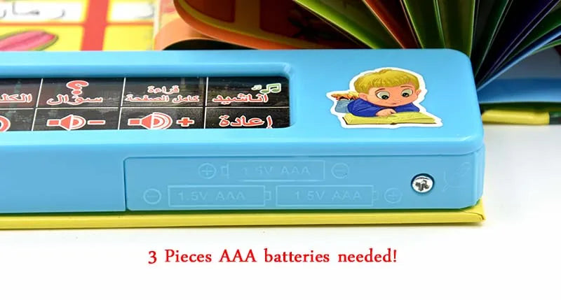 Arabic Electronic Talking Mini Book for Muslim Children with 180 Keys Educational Toy E-Book