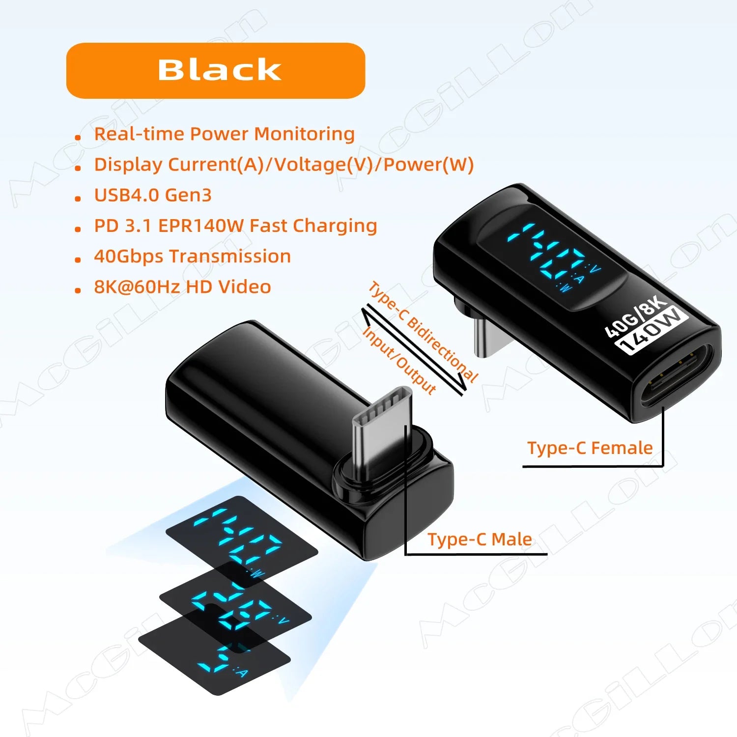 CowLost | product_id-transparent-led-usb4-0-type-c-to-c-otg-adapter-40gbps-8k-60hz-5a-fast-charging-140w-pd-for-iphone-16-15-macbook-pro |21