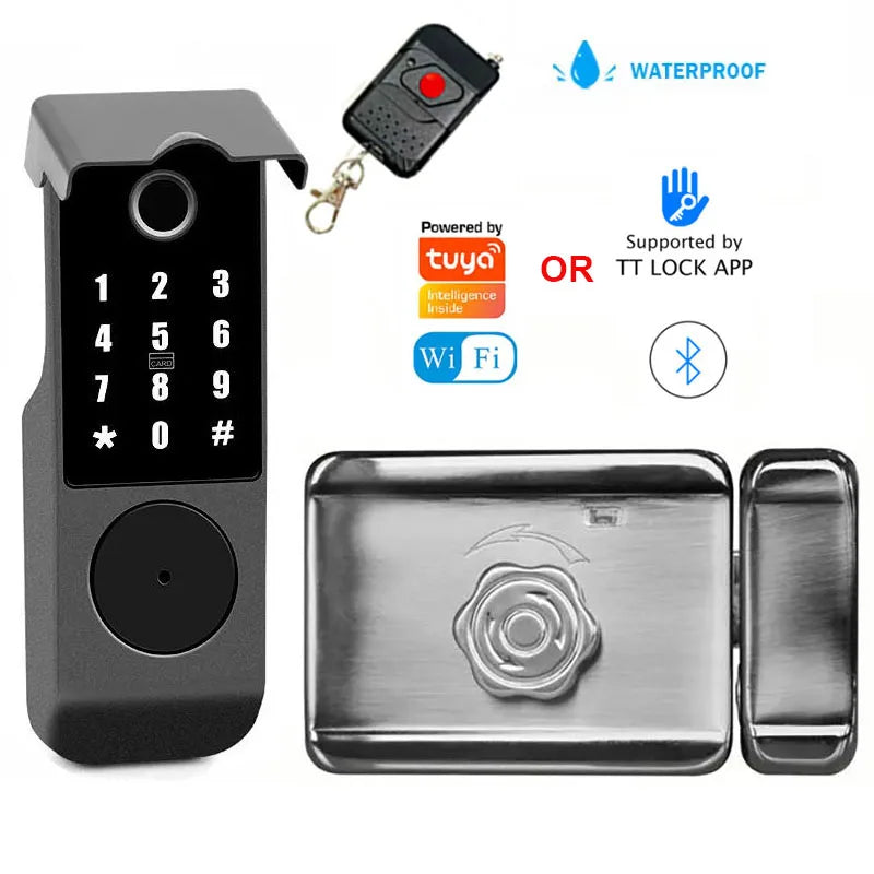 CowLost | locks-keys-product_id-vseume-intelligent-outdoor-electronic-rim-lock-with-tuya-smart-life-app-double-sided-fingerprint-waterproof-gate-lock |16