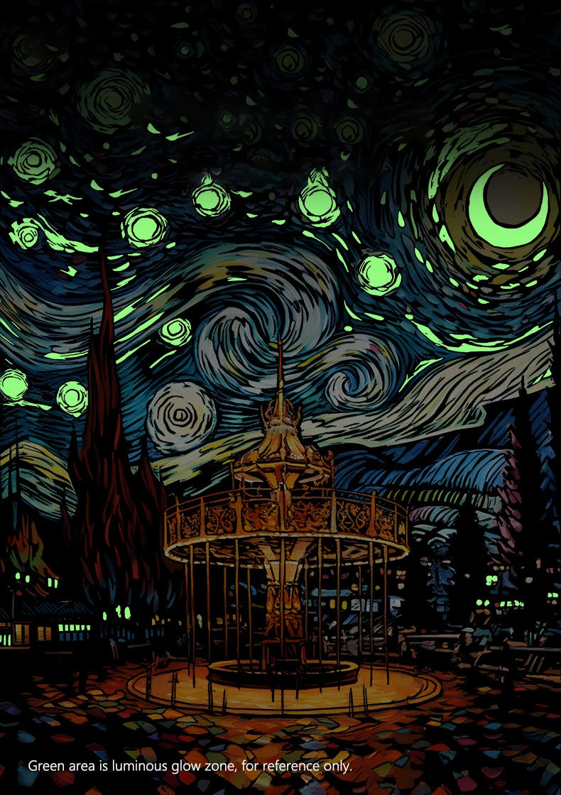 CowLost | product_id-a3-diy-noctilucent-scratch-painting-kit-castle-starry-cat-dolphin-landscape-night-scenes |7