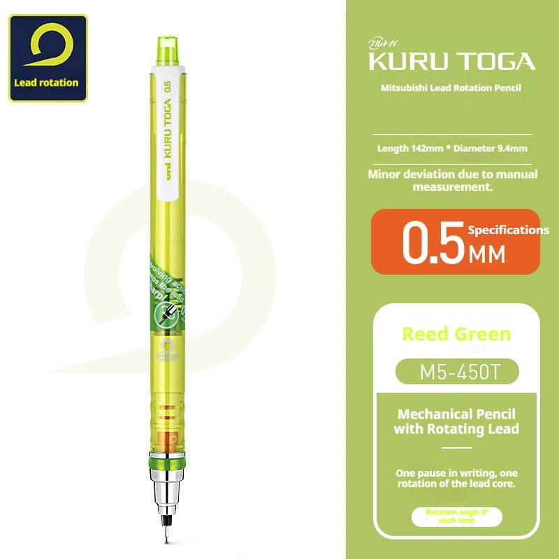 CowLost | product_id-uni-kuru-toga-450t-0-5mm-mechanical-pencil-with-ergonomic-grip-and-anti-smudge-lead-auto-rotating-tip-for-writing-and-sketching |21